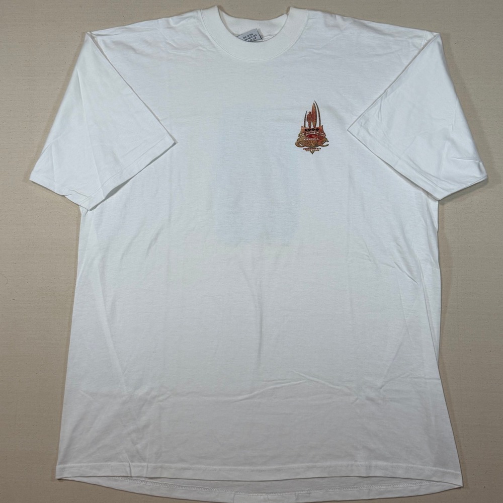 Vintage 1999 O'Neill Cold Water Classic CWC Surf T-Shirt White XXL The Lane - Picture 5 of 6